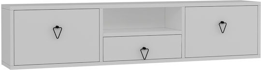 Έπιπλο TV Επιδαπέδιο Λευκό 140x30x30εκ. Έπιπλο TV Επιδαπέδιο Λευκό 140x30x30εκ.