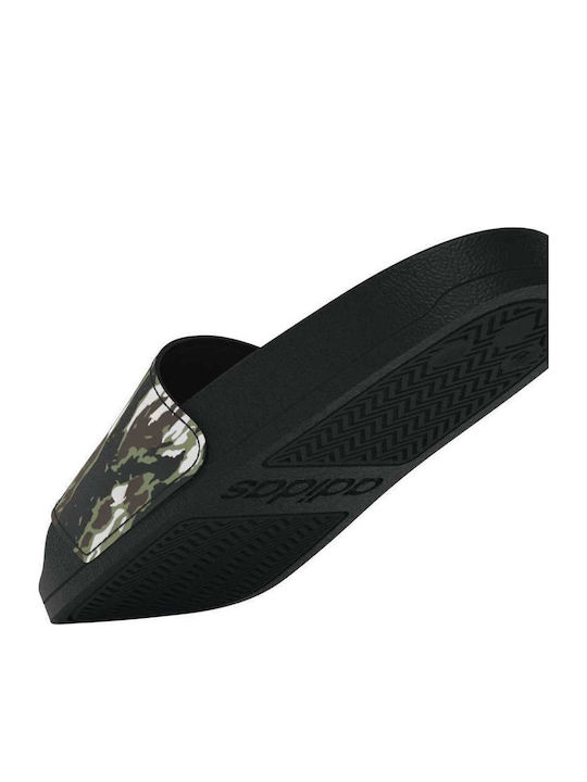 Kids' Flip Flops Slides Black Adilette Shower