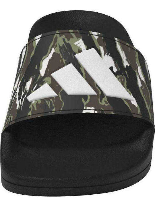 Kids' Flip Flops Slides Black Adilette Shower