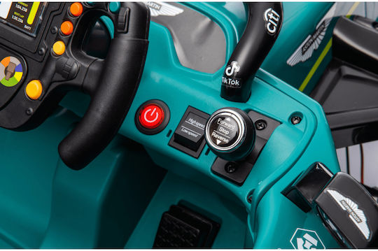Aston Martin Formula Μονοθέσιο με Τηλεκοντρόλ Τύπου 12 Volt Πράσινο