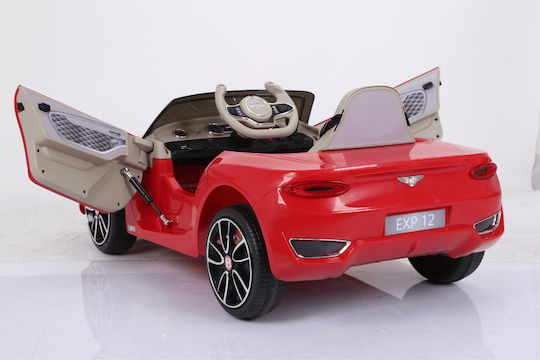 Bentley EXP 12 Едноместен с Дистанционно Управление Лицензиран 6 Волта Червен