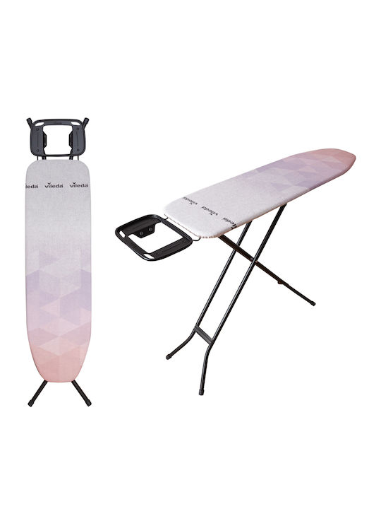 Vileda Diamond S Bügelbrett Für Dampfbügeleisen Zusammenklappbar 136x33x90cm