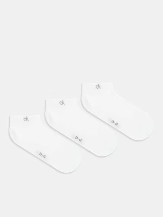 Calvin Klein Ανδρικές Κάλτσες White 3Pack Calvin Klein Ανδρικές Κάλτσες White 3Pack