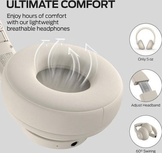 Monster 137249-00 Безжични Bluetooth On Ear Слушалки Бели