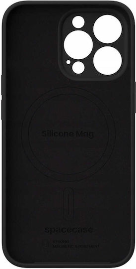 Spacecase Black Silicone Back Cover (iPhone 13 Pro)