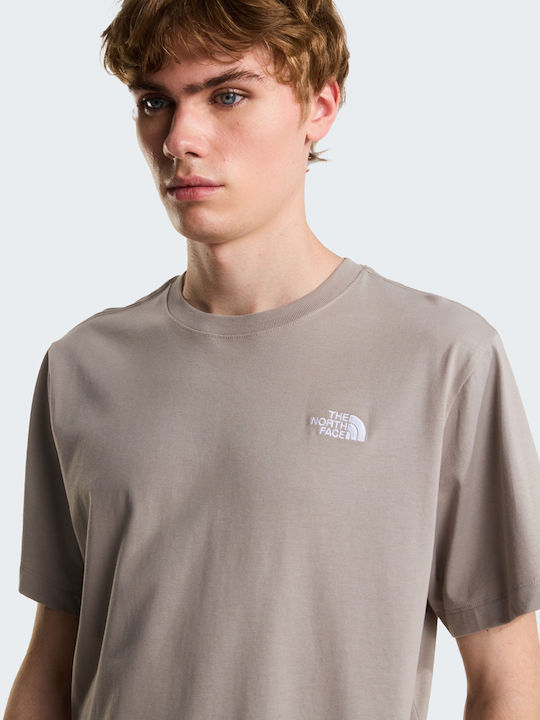 Simple Dome T-shirt Μπεζ