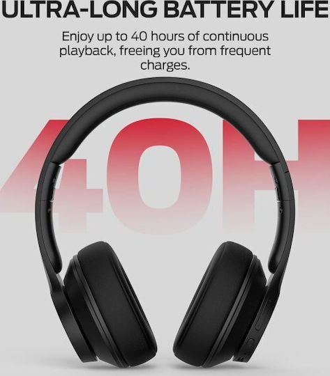 Monster Mission 100 Căști Audio Wireless Bluetooth Over Ear Negre