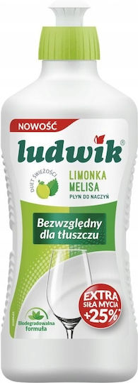 Ludwik Υγρό Πιάτων με Άρωμα Λεμόνι 900ml