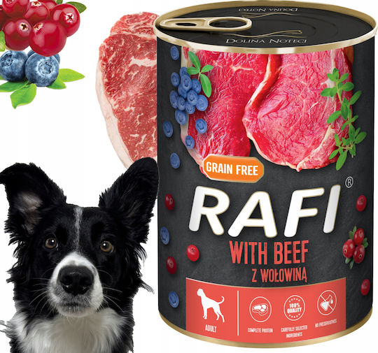 Rafi Wet Dog Food Diet With Beef Grain-Free 400gr