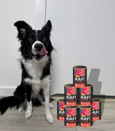 Rafi Wet Dog Food Diet With Beef Grain-Free 400gr