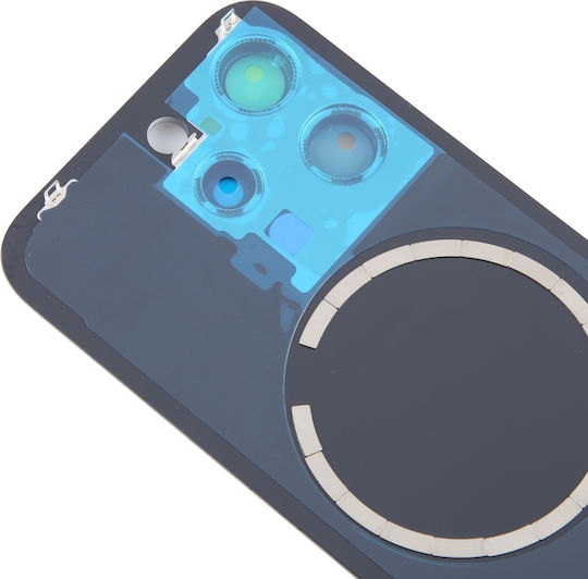 Καπάκι Μπαταρίας Camera Lens Cover + Magsafe Magnet Iphone 15 Pro Black