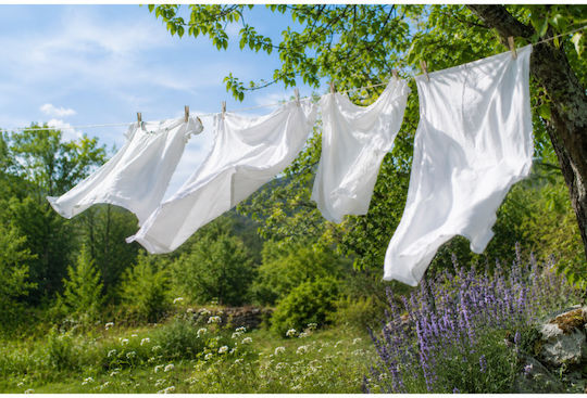 Ecover Detergent Pudră pentru Alb Haine 0.75kg (10 Cupe de măsurare)