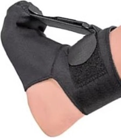 Cizmă Glezna Reglabilă Neopren în Culoare Neagră ORTZPFASPL4448BLK