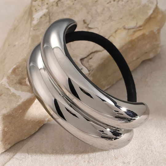 Elastic Fantasy Hair Design Double C Glamor Silver
