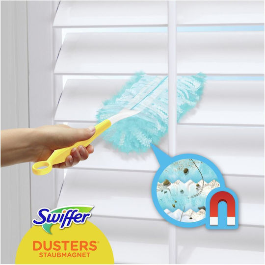 Swiffer Duster Feather Duster with Handle & Refills 4 Pieces