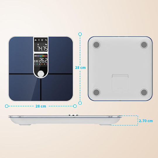 Smart Cântar de Baie 180kg cu Bluetooth B0D2HGR6B9-1