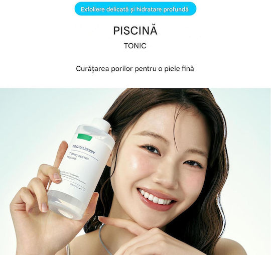 Eqqualberry Dischete Tonice Pentru Față cu Centella Asiatica, Niacinamidă & Pantenol 300ml