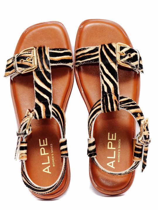 Leder Flache Sandalen Für Damen
