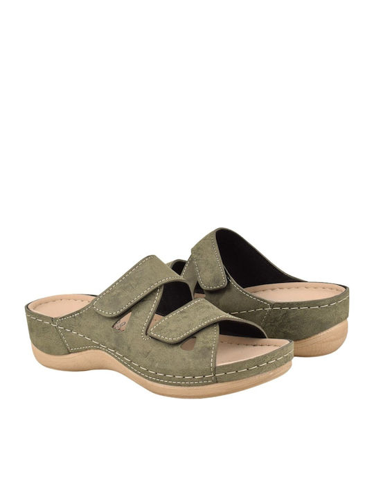 Women's Anatomic Green Sandals