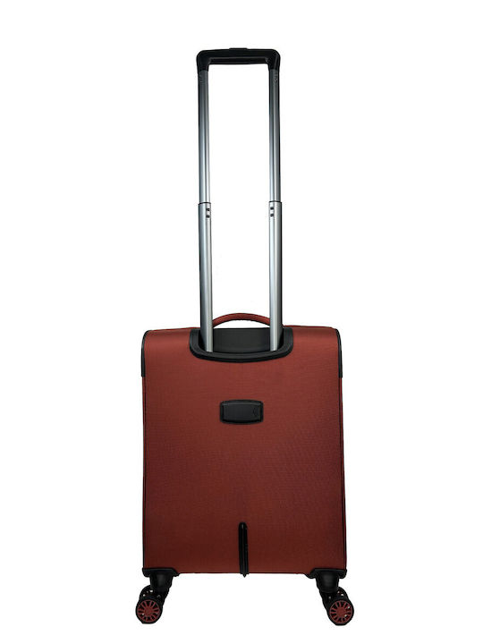 RCM Βαλίτσα Ταξιδίου Καμπίνας Υφασμάτινη Rust Red Ύψους 55εκ.