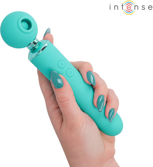 Intense Aspirator Vaginal cu Vibrație Turcoaz