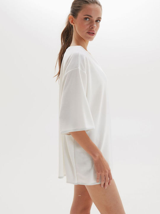Women's Oversized Black T-shirt