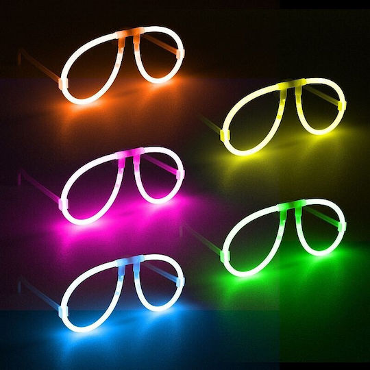 Party Glow Aviator Glasses Neon Accessory Various Colors