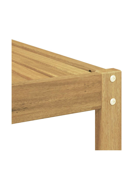 Wooden Outdoor Stool White 43x43x37cm Wooden Outdoor Stool White 43x43x37cm