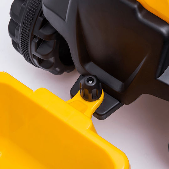 Kids Electric Tractor with Trailer 6 Volt Yellow