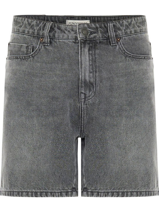 Herren Shorts Denim Grau
