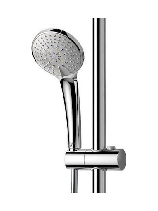 Ideal Standard Duschsäule mit Wannenbatterie Silber