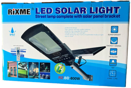 Rixme Waterproof Solar LED Flood Light with Remote Control IP67