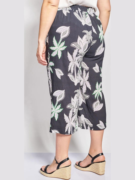 Set Tropical Pentru Femei Cu Pantaloni Dama Cu Cauciuc