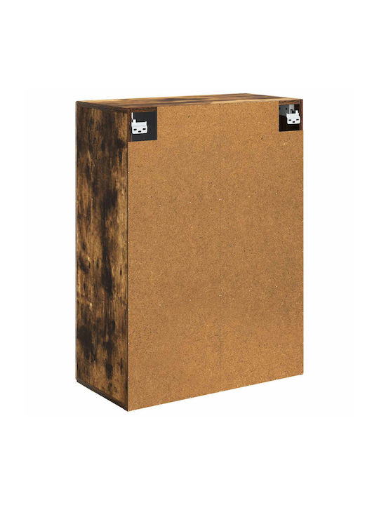 Smoked Oak Wood 66x34.5x90cm