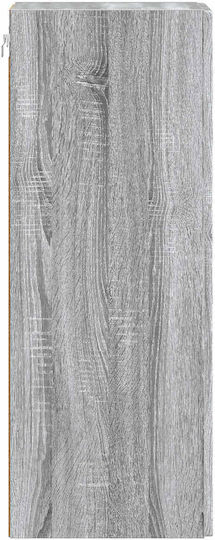 Wall Gray Kitchen Cabinet 33x34.5x90cm