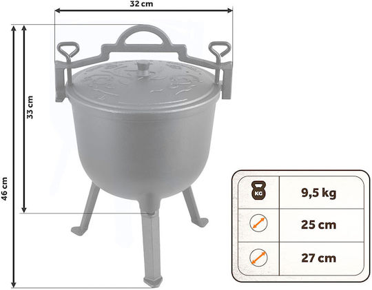 Berdsen Oală Pentru Camping 8000ml