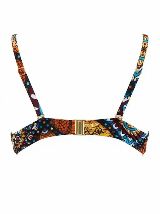 Bikini Set High Waist Orange 5144.Brown