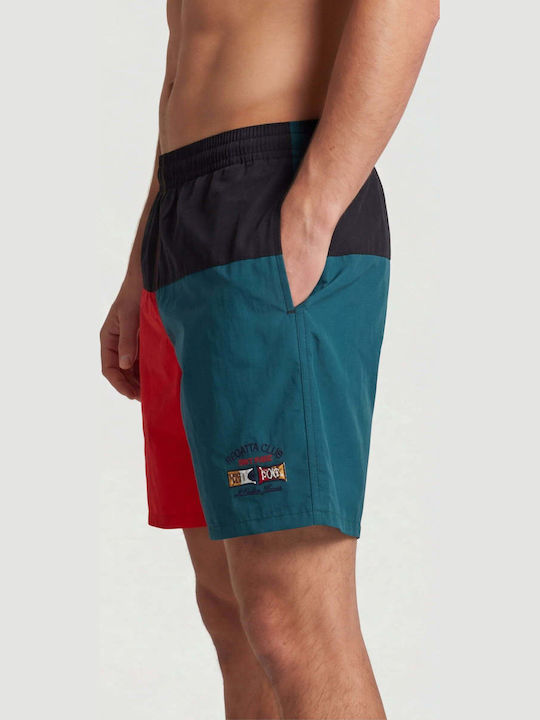 Men's Swimwear Shorts Red Striped