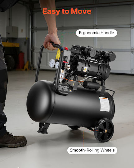 Vevor Air Compressor with 2hp Power and 30lt Air Chamber
