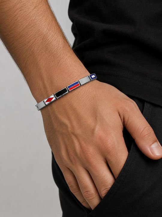 Rosso Amante Herren Armband aus Stahl Rosso Amante Herren Armband aus Stahl