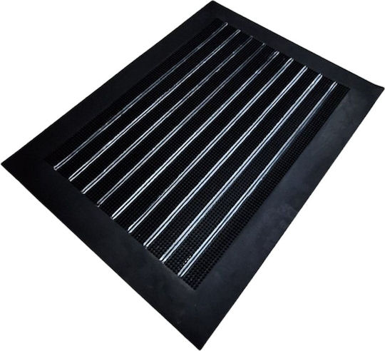Eurofil Eurofil Fußmatte aus Gummi Schwarz 60x80cm Dicke 8mm