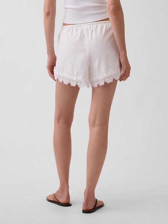 Γυναικείο Λινό Σορτς New Off White
