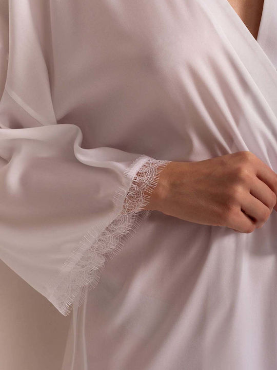 Sofiaman Καλοκαιρινή Νυφική Γυναικεία Ρόμπα Bride