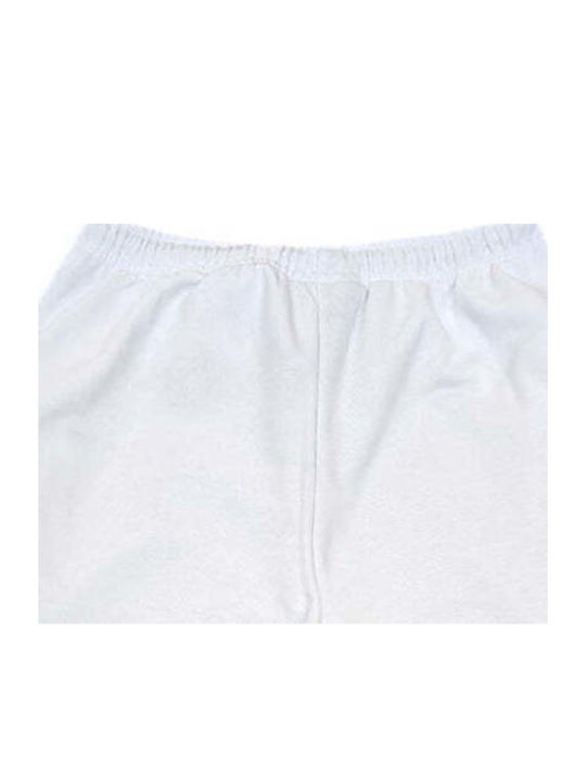 Men's White Bermuda Shorts