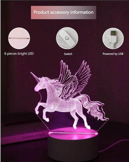 Markadoro Φωτιστικό LED 3D Illusion