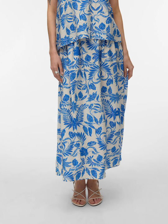 Leinen Hohe Taille Maxi Rock Birch Blake