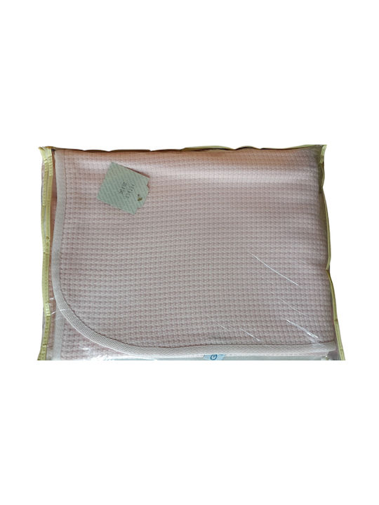 Manterol Casa Petalo Decken Piqué Übergröße 220x240cm Rosa
