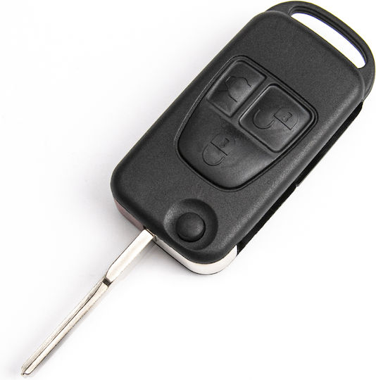 Калъф За Сгъваем Ключ Mercedes A C W210 A208 A124 S210 W163 Sl 3 Бутона