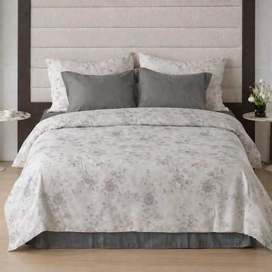 Set Huse Pentru Pilote Dublu 200x230cm Gri