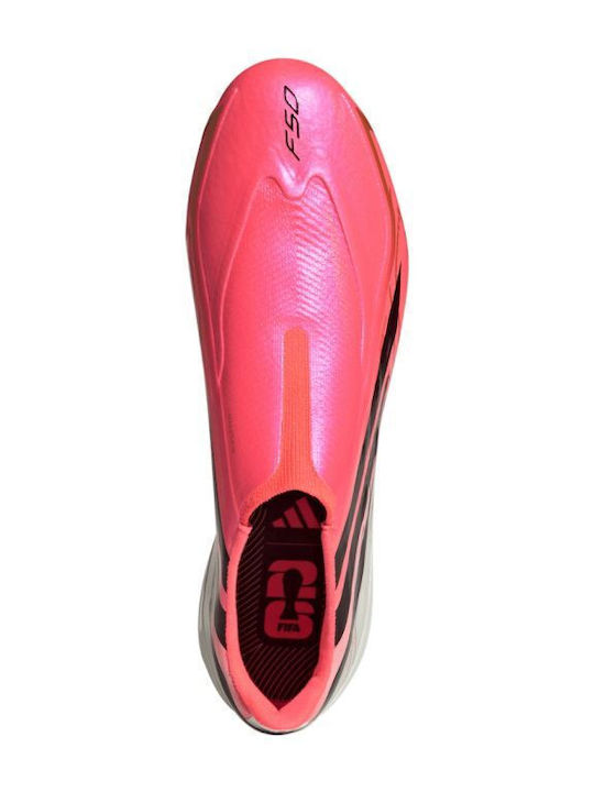 adidas League Football Shoes with Cleats FG Pink
